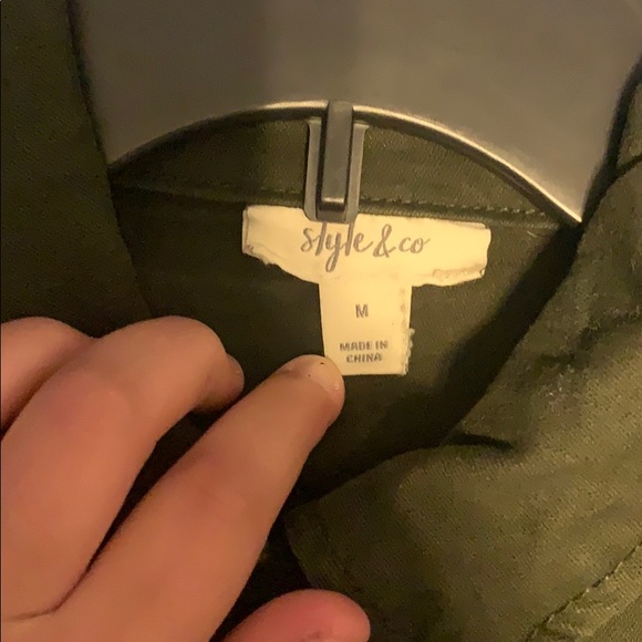 Style & Co Ruffled Denim Jacket - Picture 4 of 7